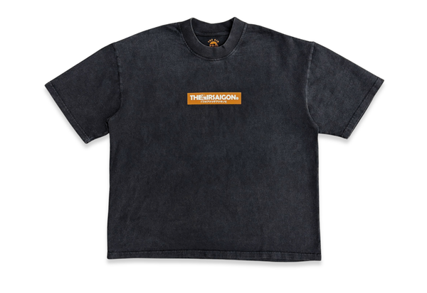  The Air Saigon® Box Logo V2 Washed Black Tee 