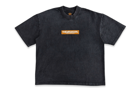  The Air Saigon® Box Logo V2 Washed Black Tee 