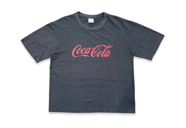  Gu x Coca Cola Graphic Tee Charcoal Grey 