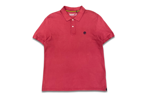  Timberland Millers River Pique Polo Shirt Burgundy 