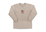  VIntage Pro Club Heavyweight Cotton L/S Tee Beige 