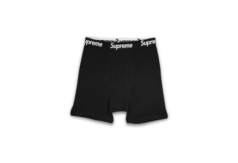  Supreme Hanes Boxer Briefs Black 
