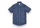 Edwin Indigo Denim Short Sleeve Shirt 