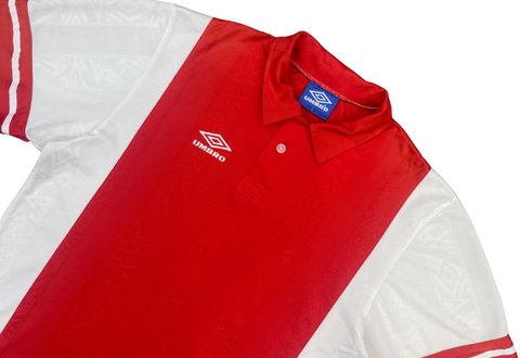  Vintage 90s Umbro Soccer Game Jersey Red/White 