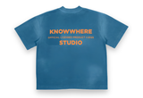  KNOWWHERESTUDIO LOST POCKET NAVY TEE 