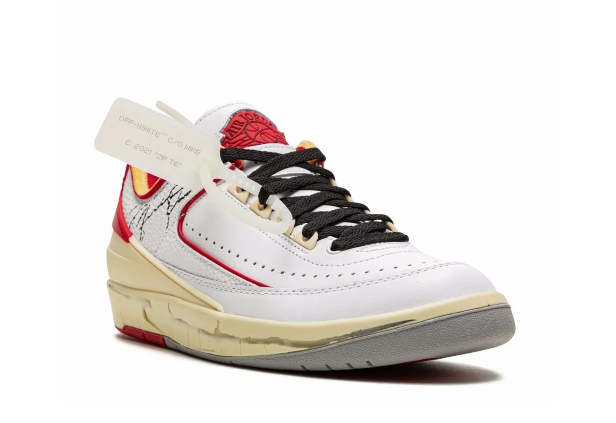 Air Jordan 2 Retro Low SP Off-White White Red – THEAIRSAIGON®