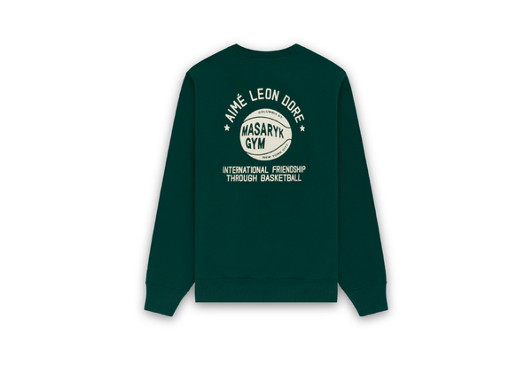  Aimé Leon Dore x New Balance SONNY NY IFTB Crewneck Sweatshirt Rainforest 