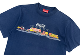  Vintage Coca-Cola Trucks Bottling Depot Navy Tee 