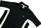  Nike Golf Mini Swoosh Black Polo 