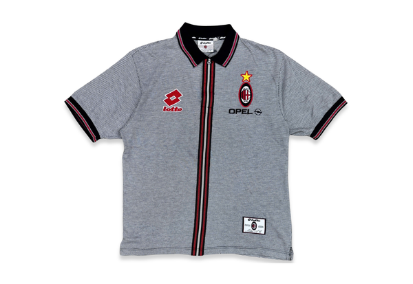  Vintage 97-98 AC Milan Lotto Training Polo Shirt 