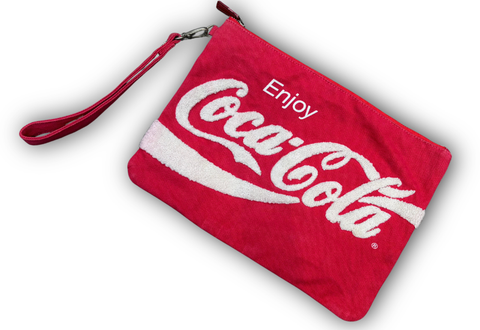  Vintage Coca-Cola Red Clutch Bag 