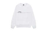  Stussy Smooth 80 Ash Heather Crew Sweater 