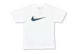 Vintage 90s Nike Big Center Swoosh Tee White 