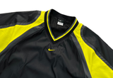  Nike Baseball V-neck Nylon Pullover Black Neon 