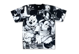  Vintage 90s Disney Mickey Unlimited Full Print Black Tee 