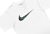  Vintage 90s Nike Big Center Swoosh Tee White 