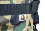  A Bathing Ape Green Nylon Boston Bag 