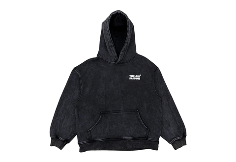  The Air Saigon® Merchandise - ATELIAIR Sporting Club Washed Black Hoodie 