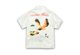  Human Made Casual Rayon Aloha Shirt White 