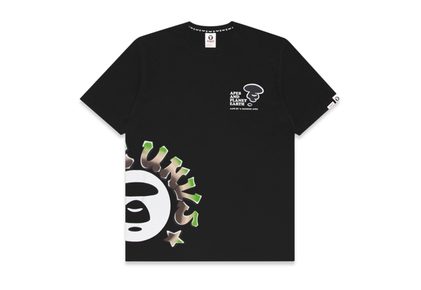  Aape Unvs Side Tee Black 