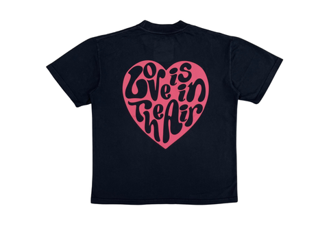 The Air Saigon® Merchandise "Heart is in The Air" Black Tee 