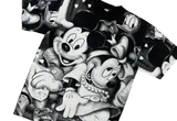  Vintage 90s Disney Mickey Unlimited Full Print Black Tee 