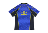  Vintage 90s Umbro Original Monogram Pro Training Jersey Blue 