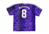  Vintage adidas SV Casino Salzburg 1992/93 Away Jersey + Number #8 Rotzbolla 