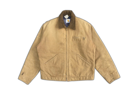  Vintage Carhartt Detroit Jacket - Brown Canvas 6BLJ ( 1985) 