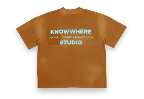  KNOWWHERESTUDIO LOST POCKET BROWN TEE 