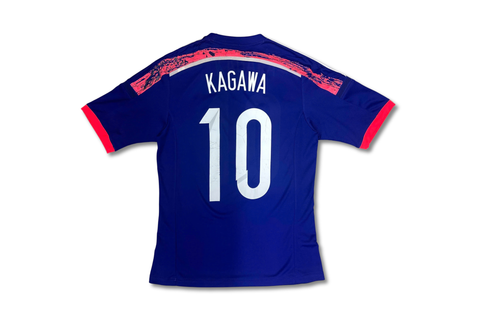  2015-16 adidas Japan National Soccer Team Home Jersey + Nameset Kagawa 10# 