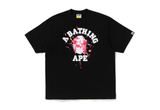  A Bathing Ape ABC Camo Splash College Relaxed Fit Tee Black 