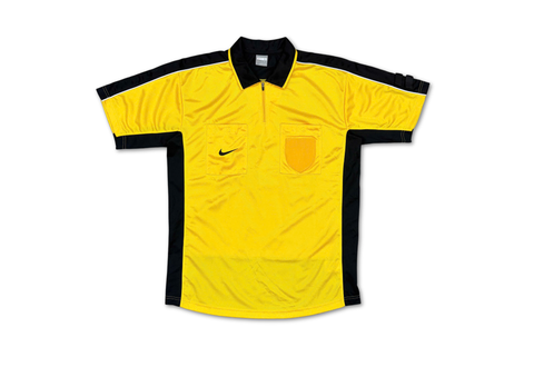  Nike Short Sleeve Half-Zip Footbball Referee Jersey 