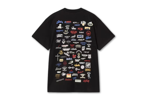  Carhartt WIP Logo S/s Tee Black 