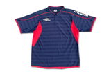  Vintage 90s Umbro Jersey White Navy/Red 