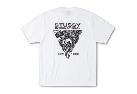  Stussy Dragon Tee White 