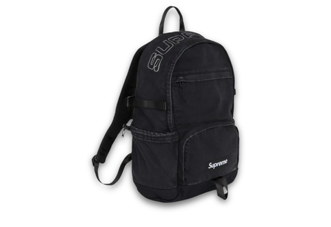  Supreme Denim Backpack Black 