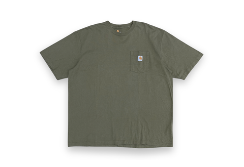  Carhartt Original Fit HeavyWeight Pocket Olive Green Tee 
