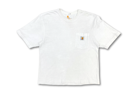  Carhartt Original Fit HeavyWeight Pocket White Tee 