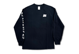  Ripndip Lord Nermal Pocket Long Sleeve Tee Black 