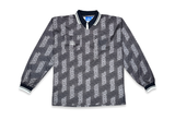  Vintage 90s Umbro Template Football Long Sleeve Jersey Charcoal 