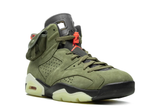  Air Jordan 6 x Travis Scott Retro Olive 