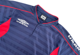  Vintage 90s Umbro Jersey White Navy/Red 