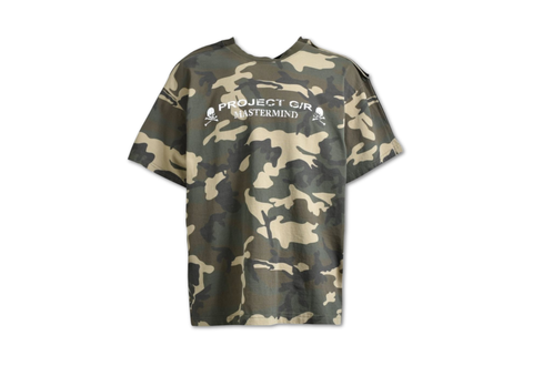  Mastermind x Project G/R Two Faced Outseam Black Camo Tee 