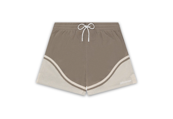  Aimé Leon Dore Colorblock Court Short Laurel Oak/Pristine 