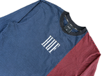 Vintage HUF Colorblock Striped Long Sleeve Tee 
