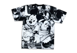  Vintage 90s Disney Mickey Unlimited Full Print Black Tee 