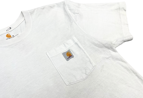  Carhartt Original Fit HeavyWeight Pocket White Tee 