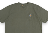  Carhartt Original Fit HeavyWeight Pocket Olive Green Tee 