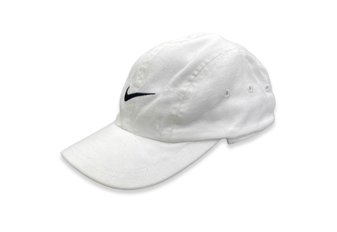  Vintage 2000s Nike 5-Panel Hat White 